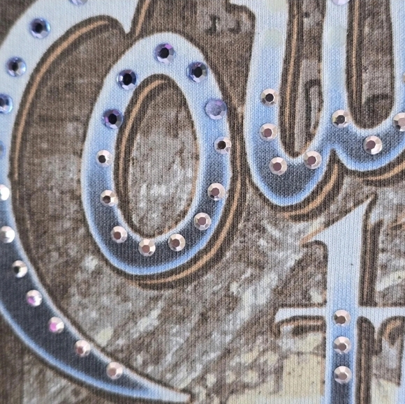 Vanilla Sugar Western Cowgirl Rhinstone Top - Picture 5 of 5